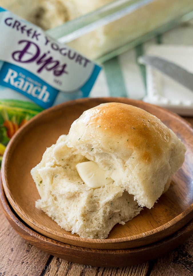 These One Hour Ranch Dinner Rolls are filled with a subtle and delicious ranch flavor and hot and ready in just 1 hour!