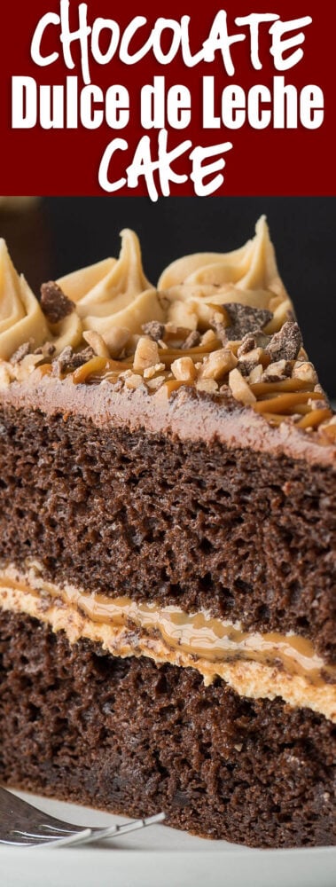 WOW! Questa torta al cioccolato Dulce de Leche è uno storditore! Abbiamo fatto questo per il compleanno di mia madre-in-law e aveva recensioni ENTUSIASTICHE!!