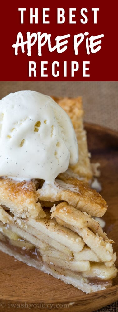 WOW! This Homemade Apple Pie Recipe was a winner! So easy and that filling was to die for!