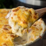 WOW! These Instant Pot Cheesy Scalloped Potatoes are so good and ready so fast!!