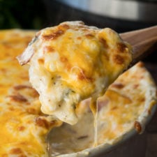 WOW! These Instant Pot Cheesy Scalloped Potatoes are so good and ready so fast!!