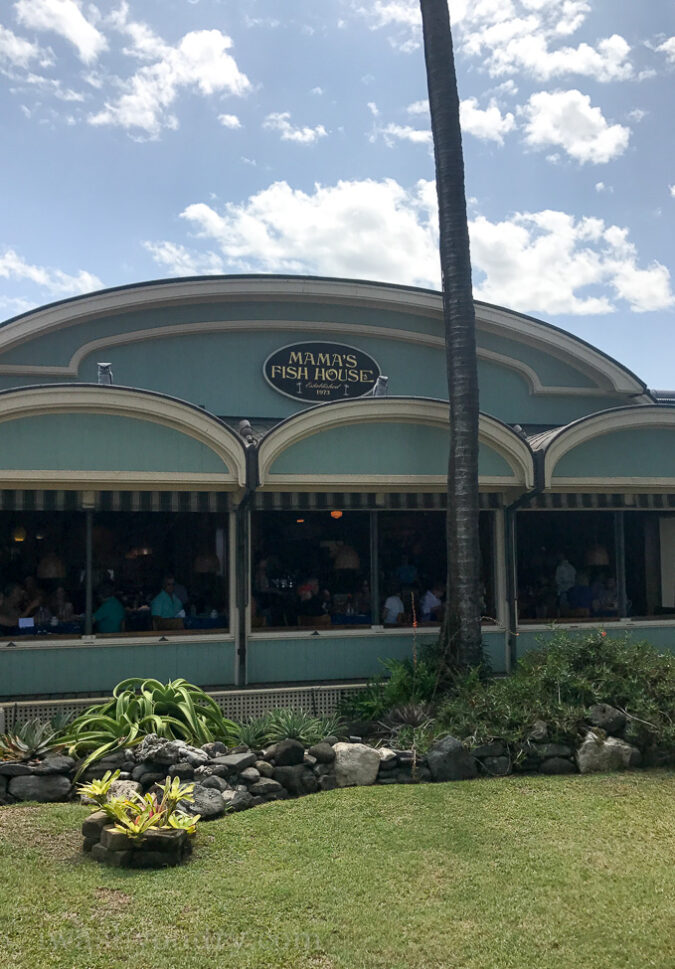 Mama's Fish House in Maui Hawaii