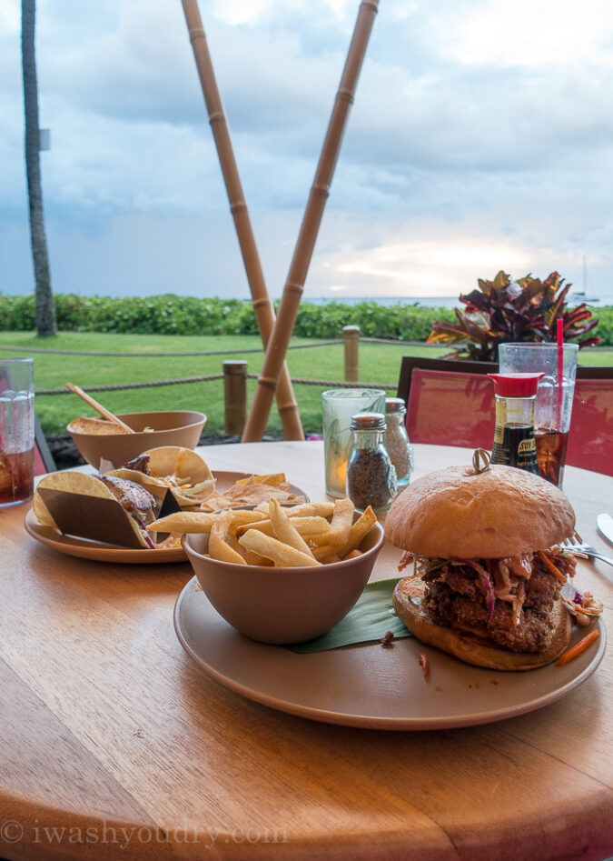 Leilani's On The Beach in Whaler's Village on Maui, Hawaii