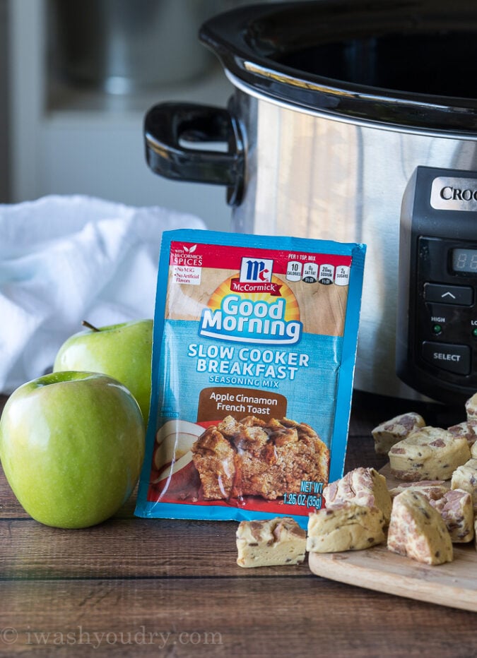 I'm obsessed with McCormick's new slow cooker breakfast spice blends! They make cooking up breakfast for my family so much easier!