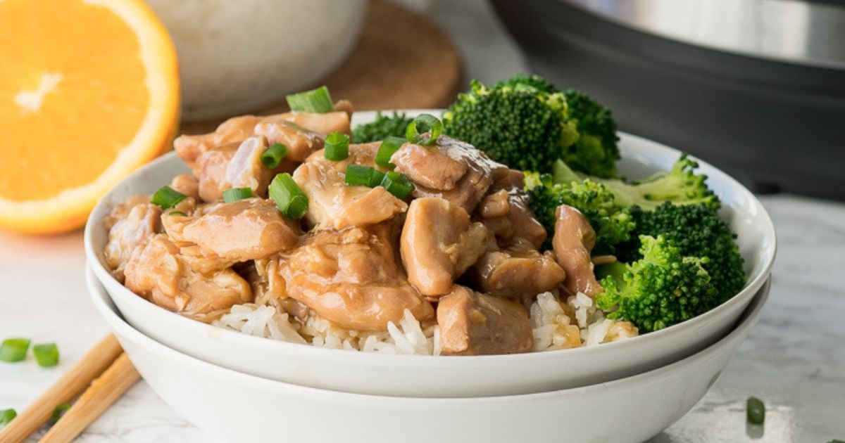 Instant Pot Orange Chicken and Rice - I Wash You Dry