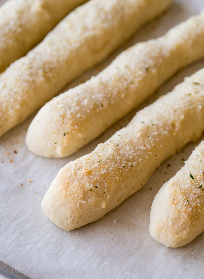 2 Ingredient Dough Garlic Breadsticks