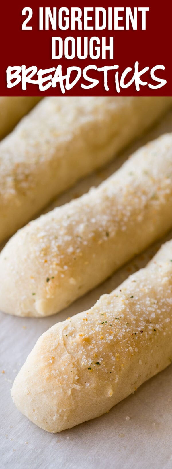 2 Ingredient Dough Garlic Breadsticks - I Wash You Dry