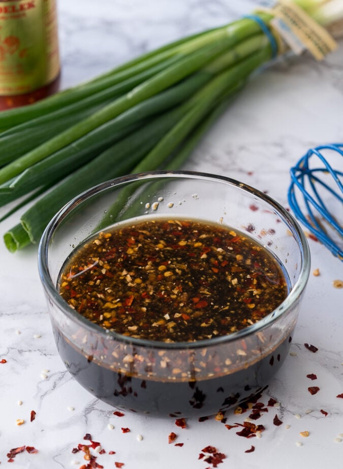 This sweet and slightly spicy Asian-inspired sauce is perfect for topping beef short ribs!