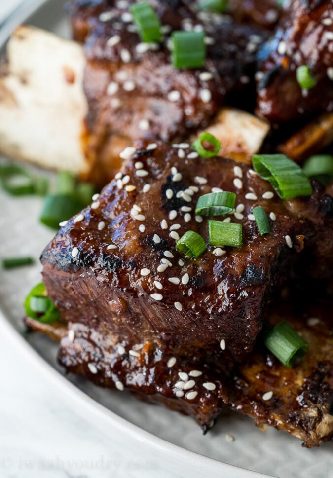 YUM! My whole family LOVED these Instant Pot Asian Beef Short Ribs for dinner! So tender and the sauce was to die for!