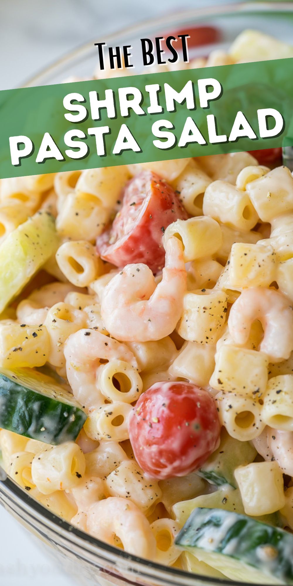 Shrimp Pasta Salad - I Wash You Dry