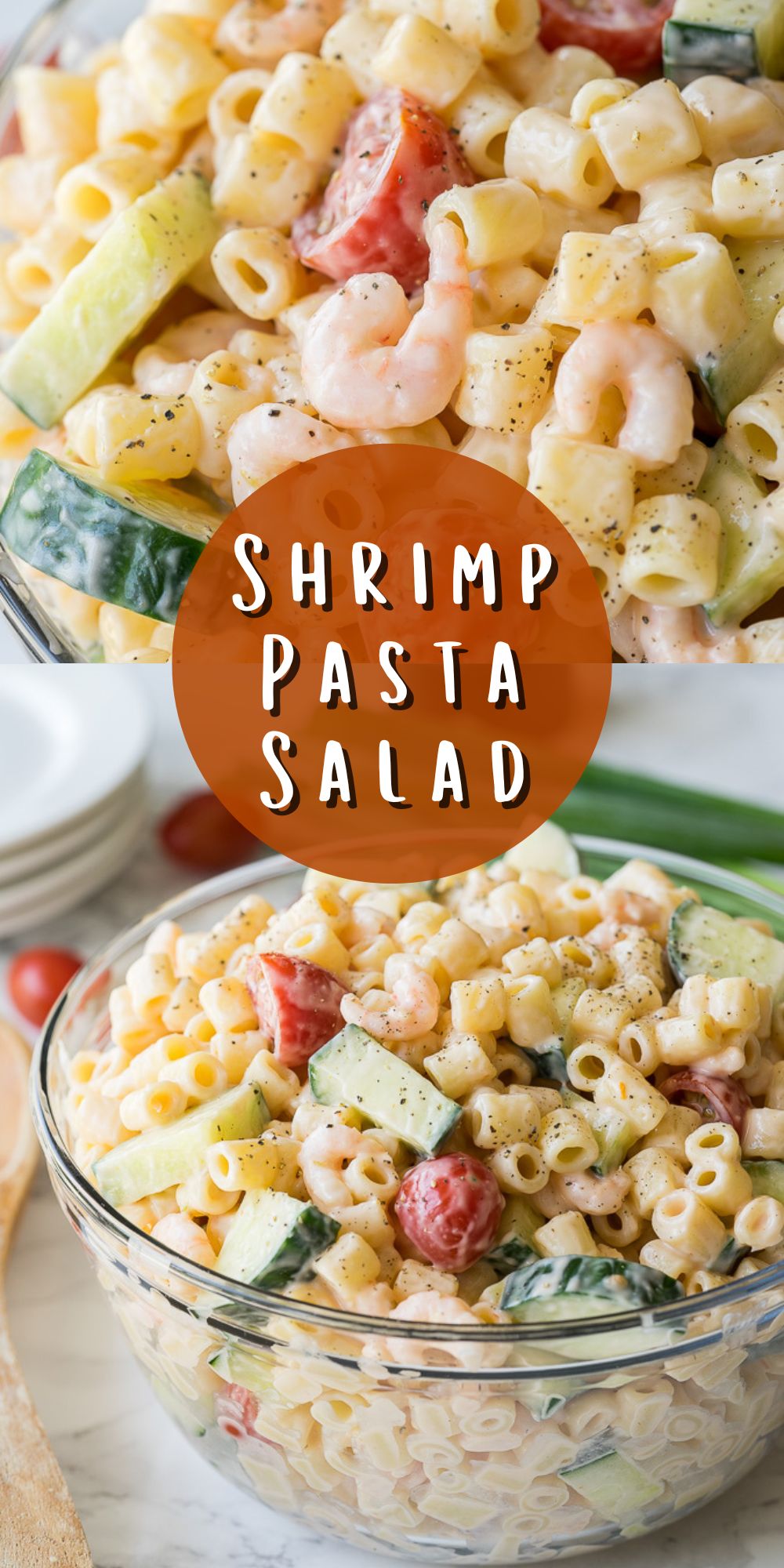 Shrimp Pasta Salad - I Wash You Dry