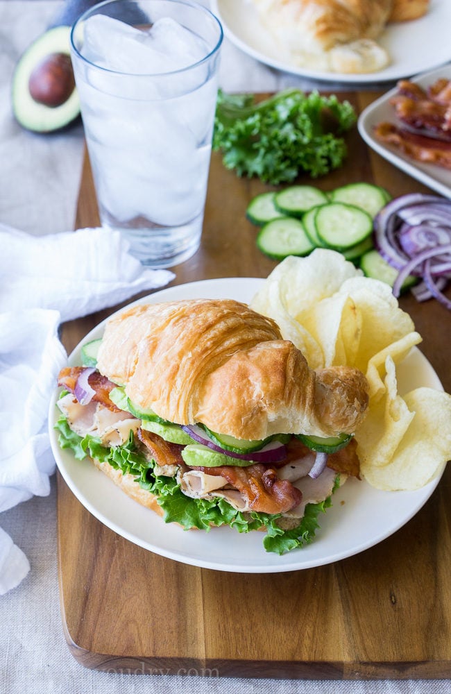 Pair your Turkey Bacon Avocado Sandwich with some crispy potato chips for the ultimate deli sandwich at home!