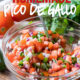 This Super Easy Pico de Gallo Salsa is a super fresh and easy Mexican salsa topping that can brighten up any dish!