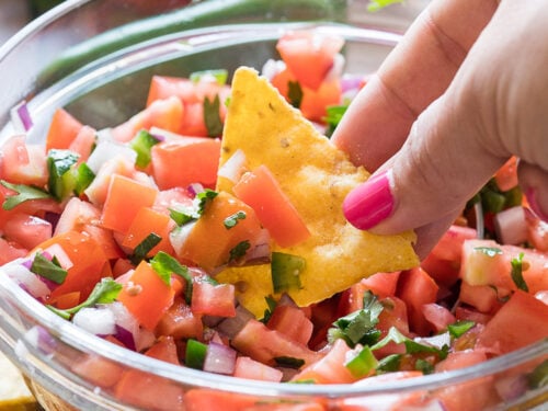 Dig in to this fresh and easy Pico de Gallo!