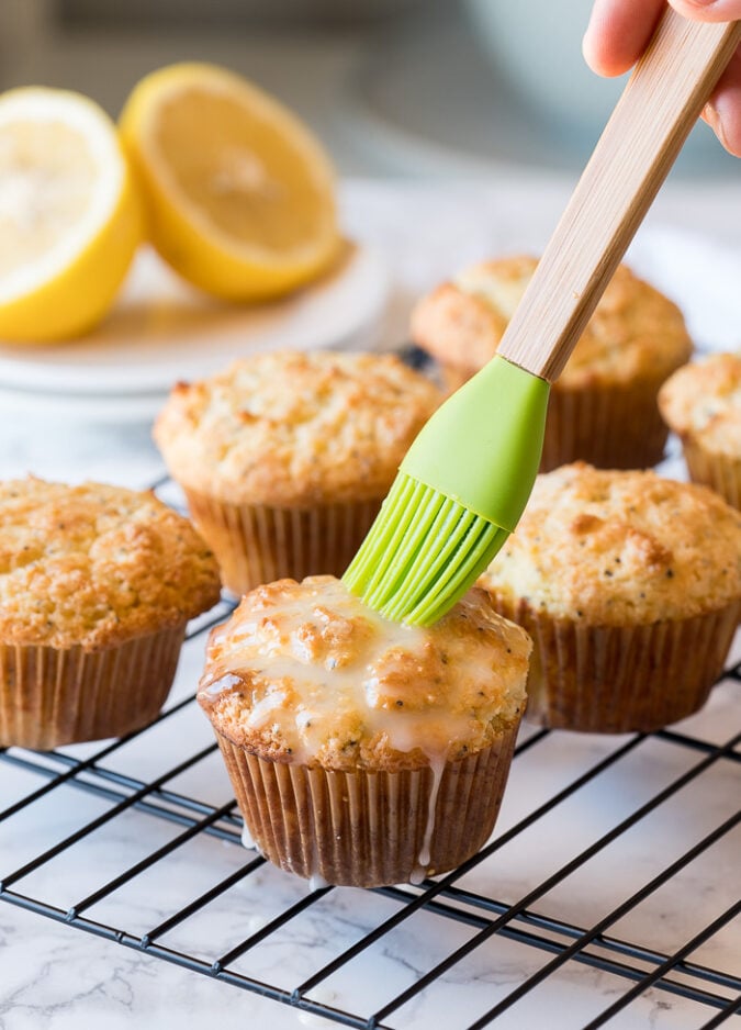 OMG! These Lemon Poppy Seed Muffins are so moist like a bakery, but super easy to make at home!
