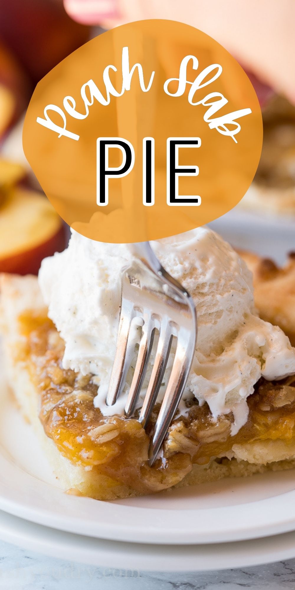 Peach slab pie i wash you dry