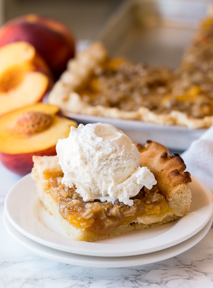 Peach Slab Pie