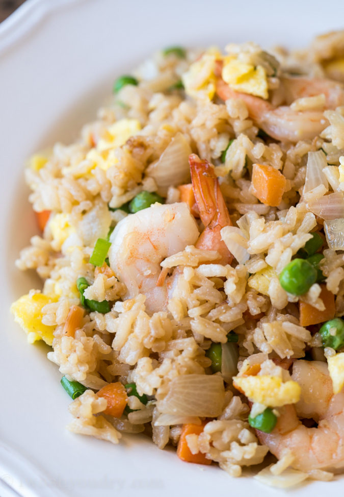 This super quick and easy Shrimp Fried Rice is a family favorite! Such an easy recipe to follow!