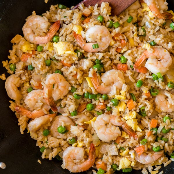 Easy Shrimp Fried Rice - I Wash You Dry