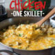 My whole family LOVED this super easy Cheesy Broccoli Chicken Skillet Recipe! Everyone wanted seconds!