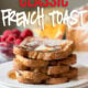 This buttery Classic French Toast Recipe was absolutely perfect! My whole family loves this special treat for breakfast in the morning!