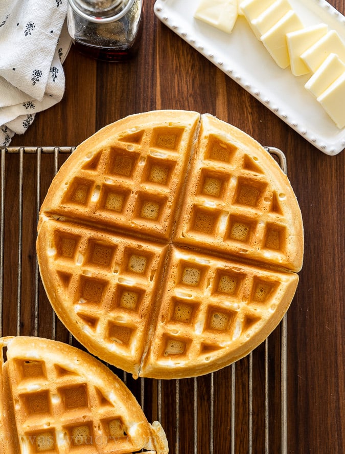 Easy Mini Waffles - CookThink