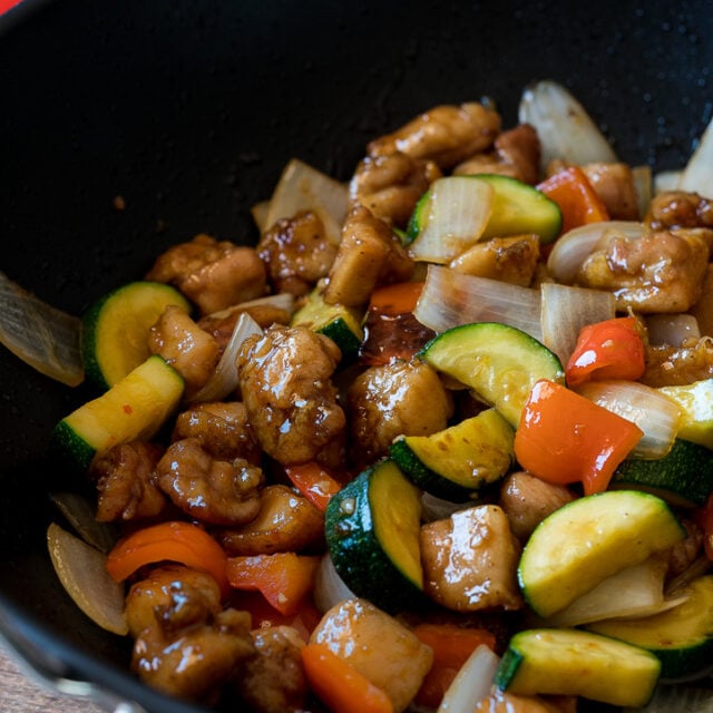 Honey Garlic Chicken Stir Fry I Wash You Dry