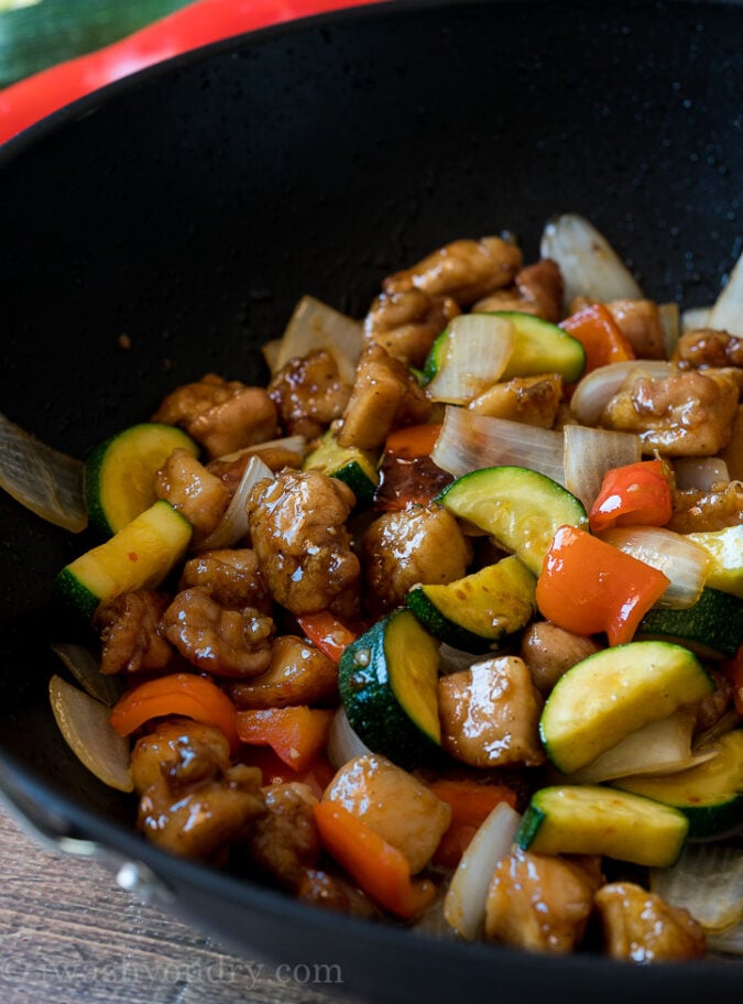 Honey Garlic Chicken Stir Fry | I Wash You Dry