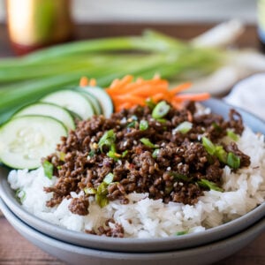 Easy Mongolian Ground Beef Recipe - I Wash You Dry