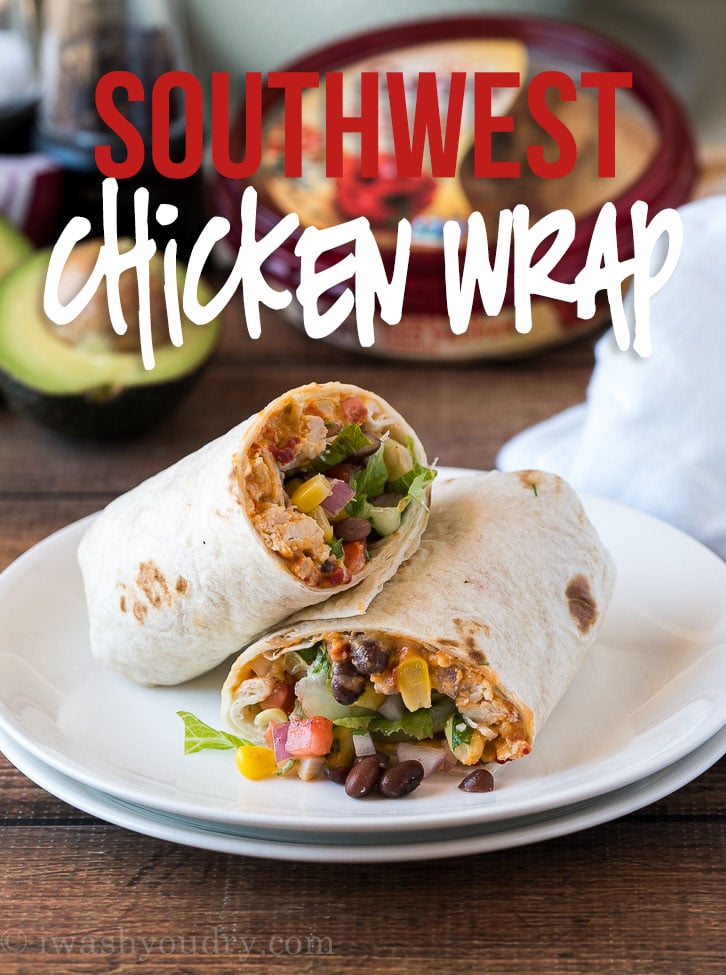 Southwest Chicken Hummus Wrap Relish