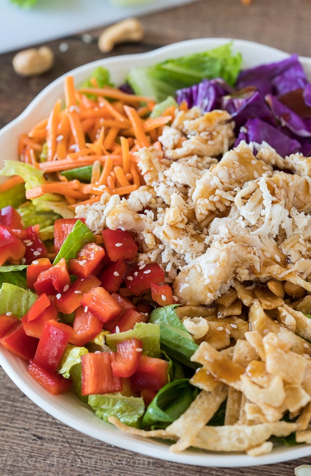 One bite of this gorgeous Quick Asian Chicken Salad and you'll be hooked!