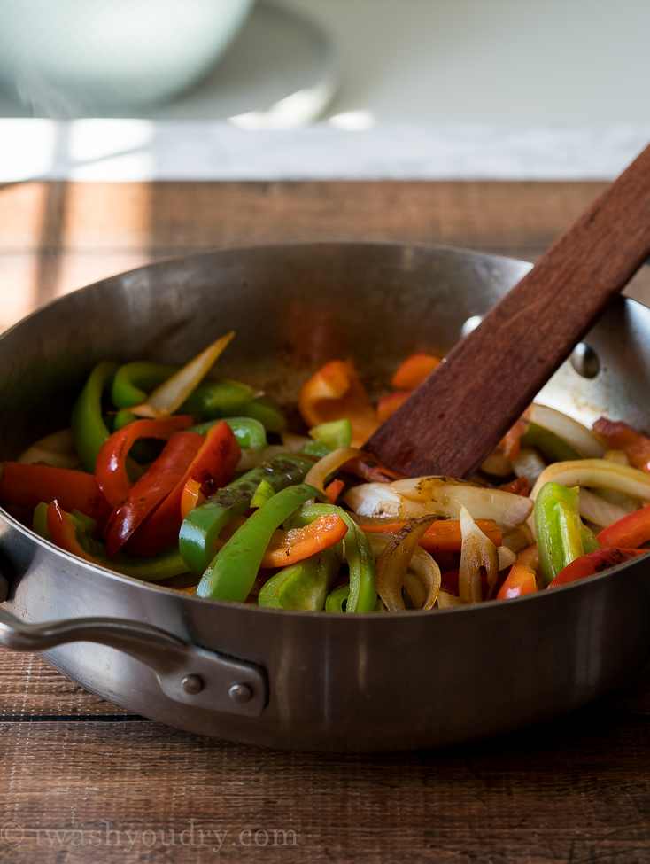 Chicken Fajita Rice Skillet - I Wash You Dry