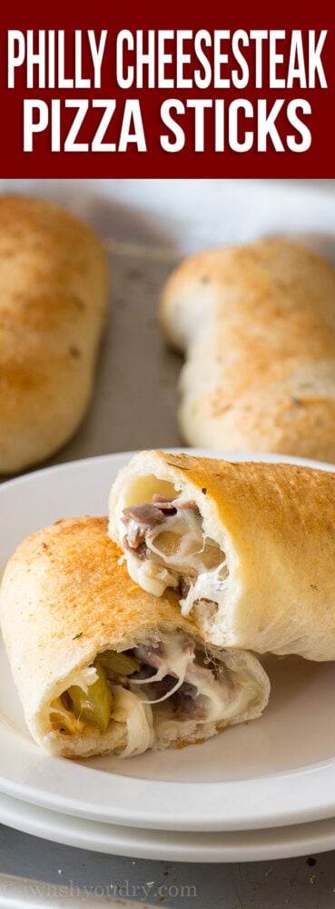 These Philly Cheese Steak Pizza Sticks are filled with all the classic flavors of your favorite deli sandwich, wrapped up and ready to party!