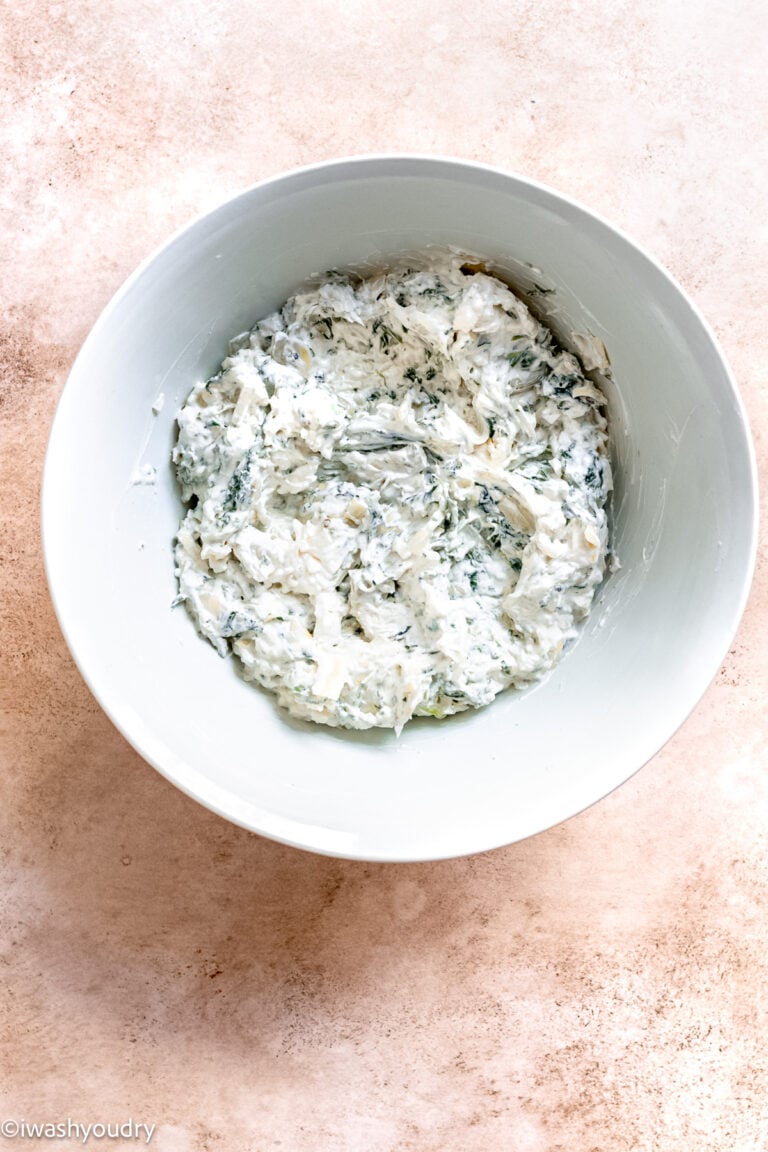 Spinach Artichoke Dip - I Wash You Dry