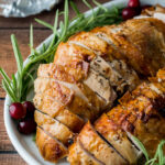 WOW! This ultra juicy Air Fryer Turkey Breast is a MUST for the holidays! So easy and crazy good!