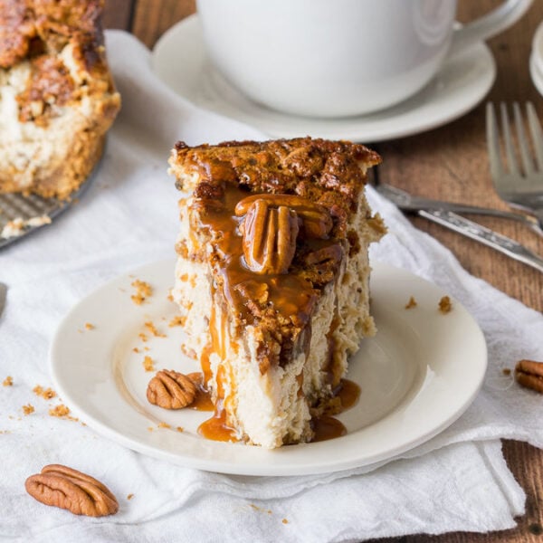 Brown Sugar Pecan Pie Cheesecake - I Wash You Dry