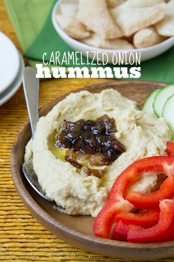Caramelized Onion Hummus Recipe I Wash You Dry
