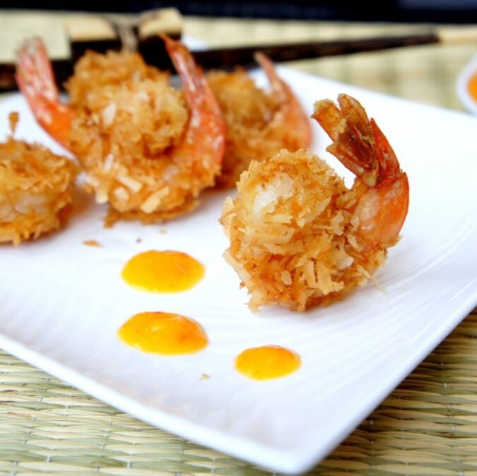 Curried Coconut Fried Shrimp - I Wash You Dry