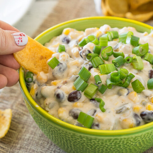 Slow Cooker Corn and Jalapeño Dip I Wash You Dry