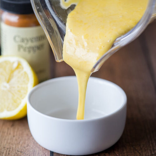 How To Make Hollandaise Sauce In A Blender (EASY!)