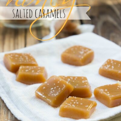 Honey Salted Caramels - I Wash You Dry
