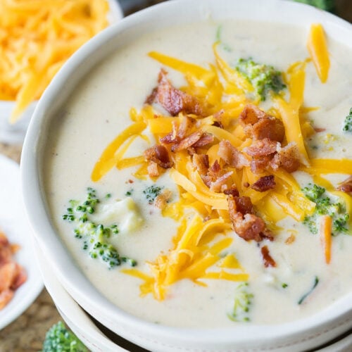 Loaded Broccoli Cheese Soup Recipe - I Wash You Dry