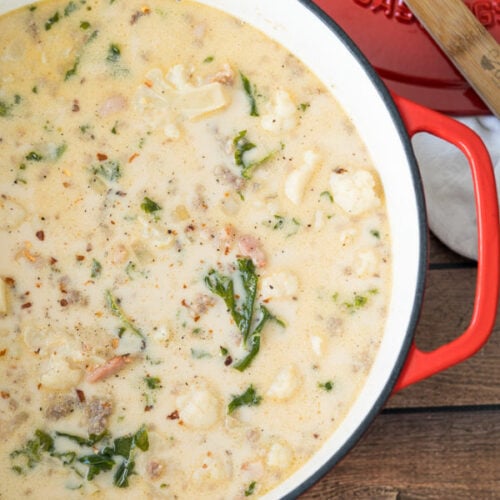 Low Carb Zuppa Toscano Soup - I Wash You Dry