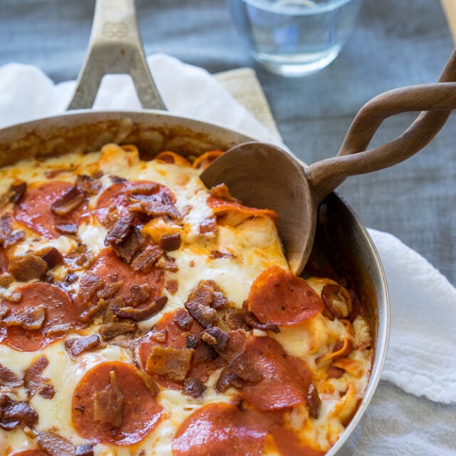 Meat Lover's Tortellini Skillet - I Wash You Dry