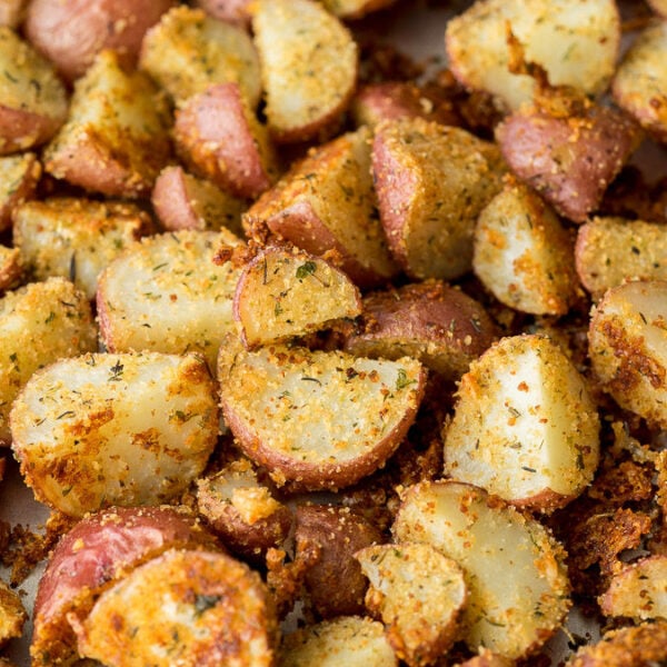 Parmesan Roasted Potatoes - I Wash You Dry