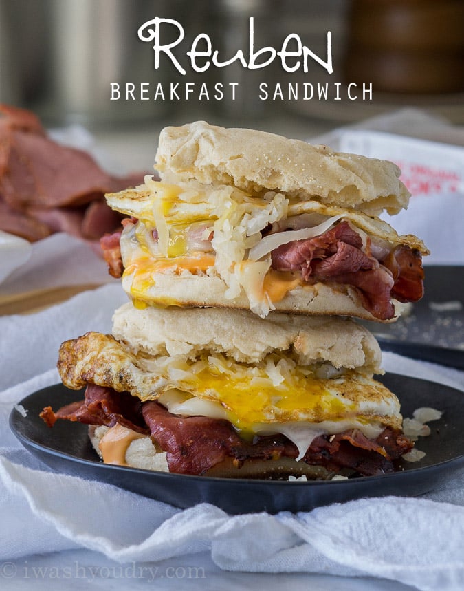 Reuben Breakfast Sandwich