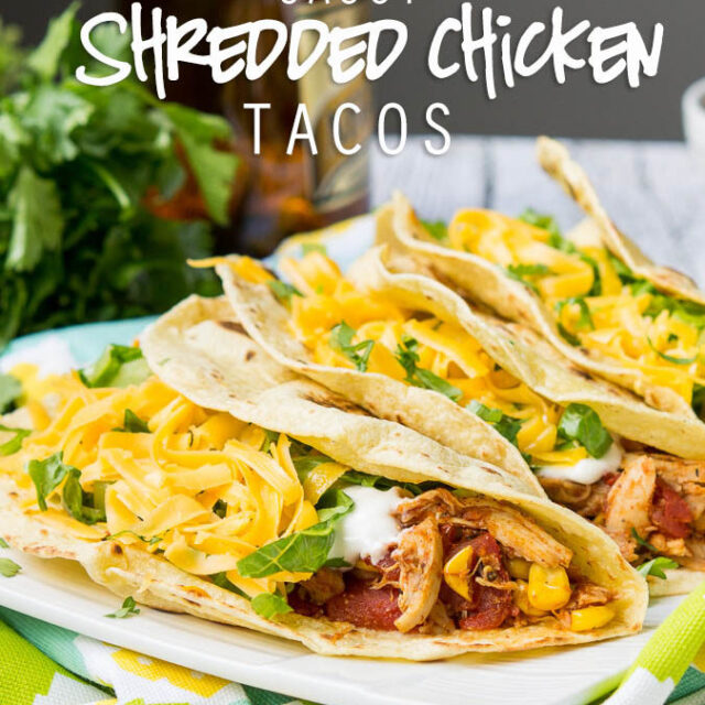 Saucy Shredded Chicken Tacos : Video : - I Wash You Dry