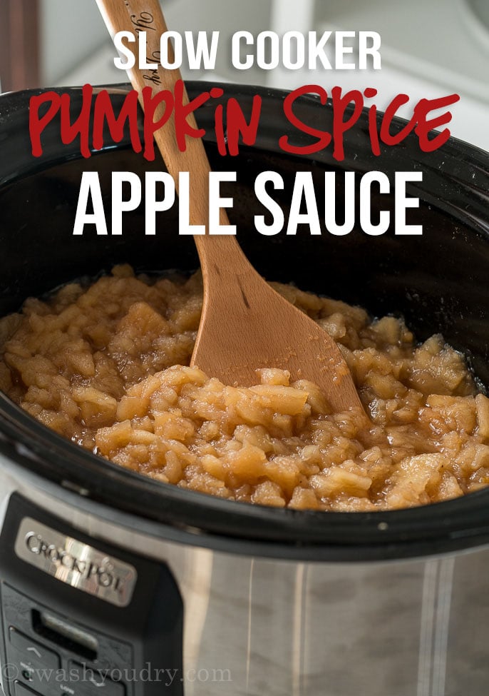 Slow Cooker Spiced Apple Sauce Image