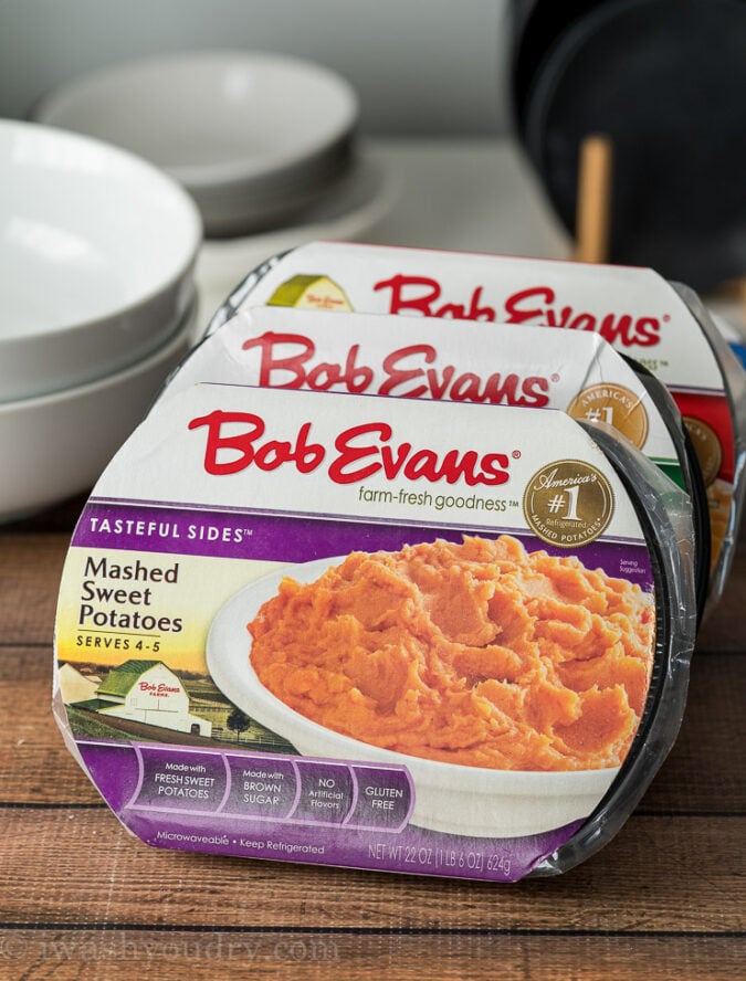 Bob Evans Mashed Sweet Potatoes make the best Thanksgiving Side dish!