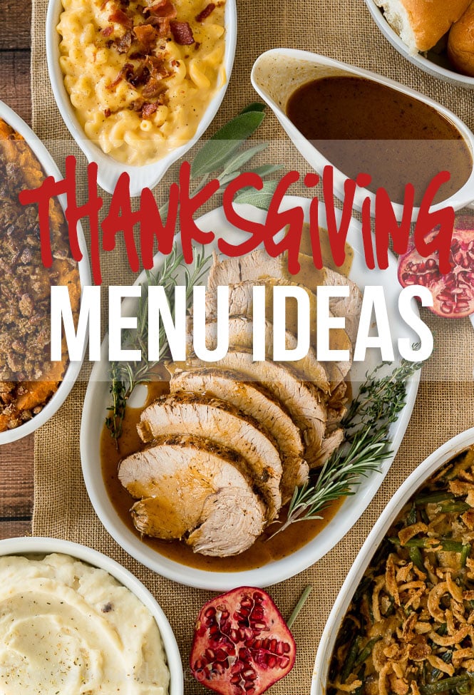 Thanksgiving Dinner Menu Ideas | I Wash You Dry